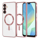 Husa pentru Samsung Galaxy A16 4G, Techsuit Lux Crystal MagSafe, argintiu