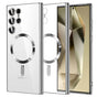 Husa pentru Samsung Galaxy S24 Ultra, Techsuit Lux Crystal MagSafe, argintiu