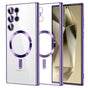 Husa pentru Samsung Galaxy S24 Ultra, Techsuit Lux Crystal MagSafe, mov