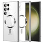 Husa pentru Samsung Galaxy S23 Ultra, Techsuit Lux Crystal MagSafe, argintiu