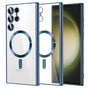 Husa pentru Samsung Galaxy S23 Ultra, Techsuit Lux Crystal MagSafe, albastru