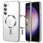 Husa pentru Samsung Galaxy S23, Techsuit Lux Crystal MagSafe, argintiu