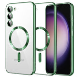 Husa pentru Samsung Galaxy S23, Techsuit Lux Crystal MagSafe, mov