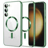 Husa pentru Samsung Galaxy S23 Plus, Techsuit Lux Crystal MagSafe, mov