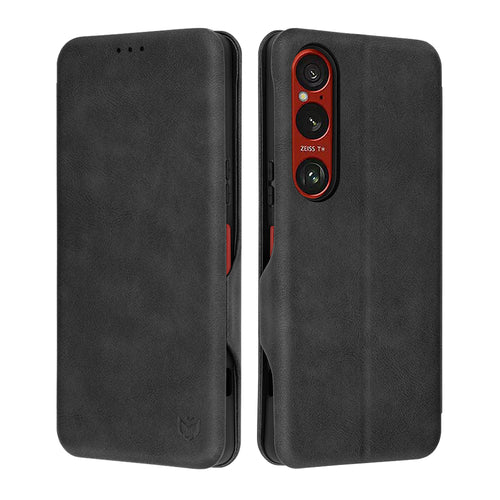 Husa pentru Sony Xperia 1 VI, Techsuit Safe Wallet Plus, negru