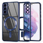 Husa pentru Samsung Galaxy S21 Plus 5G, Techsuit Lux Crystal MagSafe, albastru