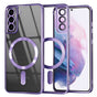 Husa pentru Samsung Galaxy S21 Plus 5G, Techsuit Lux Crystal MagSafe, mov