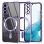 Husa pentru Samsung Galaxy S22 5G, Techsuit Lux Crystal MagSafe, mov