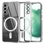 Husa pentru Samsung Galaxy S22 Plus 5G, Techsuit Lux Crystal MagSafe, argintiu