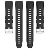 Curea pentru Withings ScanWatch 38mm, Techsuit Watchband 18mm (W075), alb