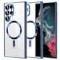 Husa pentru Samsung Galaxy S22 Ultra 5G, Techsuit Lux Crystal MagSafe, albastru