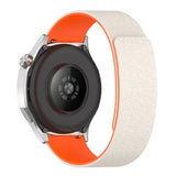 Curea pentru Withings ScanWatch 38mm, Techsuit Watchband 18mm (W074), bej / portocaliu