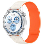 Curea pentru Withings ScanWatch 38mm, Techsuit Watchband 18mm (W074), bej / portocaliu