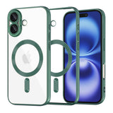 Husa pentru iPhone 16, Techsuit Lux Crystal MagSafe, albastru