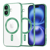 Husa pentru iPhone 16, Techsuit Lux Crystal MagSafe, mov
