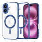 Husa pentru iPhone 16 Plus, Techsuit Lux Crystal MagSafe, albastru