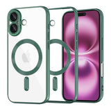 Husa pentru iPhone 16 Plus, Techsuit Lux Crystal MagSafe, albastru
