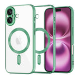 Husa pentru iPhone 16 Plus, Techsuit Lux Crystal MagSafe, mov