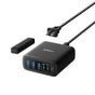 Incarcator retea Anker (A2154G11), 3x USB-A, 3x Type-C, 6in1, Incarcare rapida, Slim Design, 112W, negru