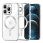 Husa pentru iPhone 12 Pro Max, Techsuit Lux Crystal MagSafe, argintiu