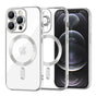 Husa pentru iPhone 12 Pro, Techsuit Lux Crystal MagSafe, argintiu