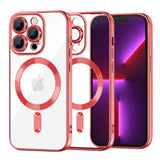 Husa pentru iPhone 13 Pro, Techsuit Lux Crystal MagSafe, argintiu