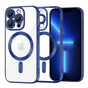 Husa pentru iPhone 13 Pro Max, Techsuit Lux Crystal MagSafe, albastru