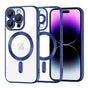 Husa pentru iPhone 14 Pro Max, Techsuit Lux Crystal MagSafe, albastru