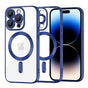 Husa pentru iPhone 14 Pro, Techsuit Lux Crystal MagSafe, albastru