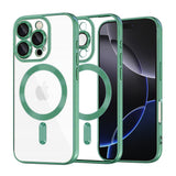 Husa pentru iPhone 16 Pro Max, Techsuit Lux Crystal MagSafe, mov