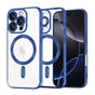 Husa pentru iPhone 16 Pro Max, Techsuit Lux Crystal MagSafe, albastru