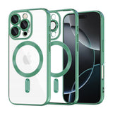 Husa pentru iPhone 16 Pro, Techsuit Lux Crystal MagSafe, mov