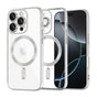 Husa pentru iPhone 16 Pro, Techsuit Lux Crystal MagSafe, argintiu