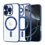 Husa pentru iPhone 16 Pro, Techsuit Lux Crystal MagSafe, albastru