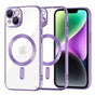Husa pentru iPhone 14, Techsuit Lux Crystal MagSafe, mov