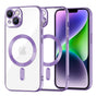 Husa pentru iPhone 14 Plus, Techsuit Lux Crystal MagSafe, mov