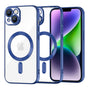 Husa pentru iPhone 14 Plus, Techsuit Lux Crystal MagSafe, albastru