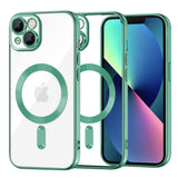 Husa pentru iPhone 13, Techsuit Lux Crystal MagSafe, mov