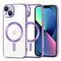 Husa pentru iPhone 13, Techsuit Lux Crystal MagSafe, mov