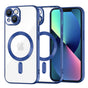 Husa pentru iPhone 13, Techsuit Lux Crystal MagSafe, albastru