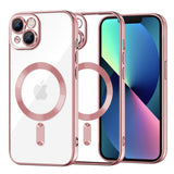 Husa pentru iPhone 13, Techsuit Lux Crystal MagSafe, argintiu
