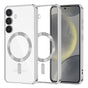 Husa pentru Samsung Galaxy S24, Techsuit Lux Crystal MagSafe, argintiu