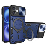 Husa pentru iPhone 16, Techsuit CamGuard Pro, albastru