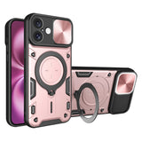 Husa pentru iPhone 16 Plus, Techsuit CamGuard Pro, roz auriu