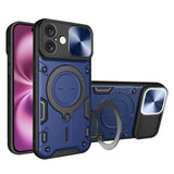 Husa pentru iPhone 16 Plus, Techsuit CamGuard Pro, albastru