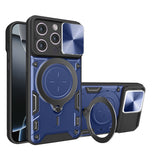 Husa pentru iPhone 16 Pro, Techsuit CamGuard Pro, albastru