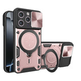 Husa pentru iPhone 16 Pro, Techsuit CamGuard Pro, roz auriu