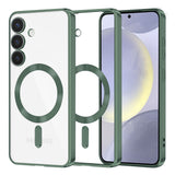 Husa pentru Samsung Galaxy S24 Plus, Techsuit Lux Crystal MagSafe, albastru