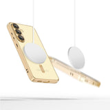 Husa pentru Samsung Galaxy S25 Edge, Techsuit Lux Crystal MagSafe, mov