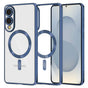 Husa pentru Samsung Galaxy S25 Edge, Techsuit Lux Crystal MagSafe, albastru